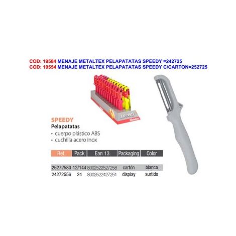Pelapatate in acciaio inox mabs speedy