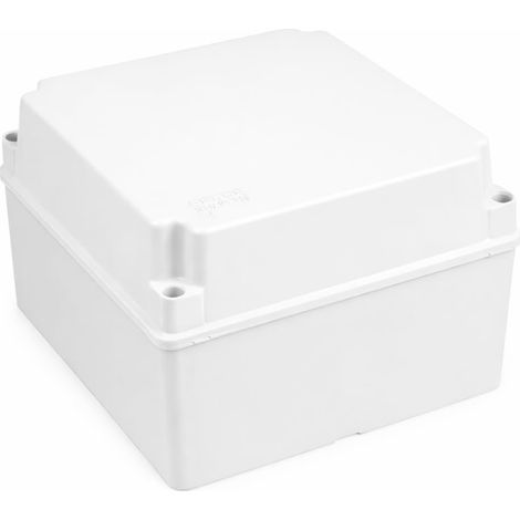 WEBMATEL Caja Estanca Exterior 170x170x120mm IP65 ABS IK08 Sin Conos Gris Claro (1/5)