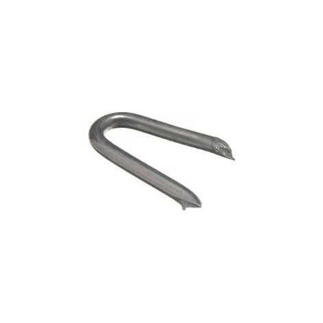Lot de 24 agrafes en acier galvanisé plaqué zinc résistant aux intempéries 20 mm (1/2)
