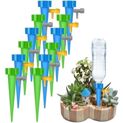 Set mit 12 verstellbaren automatischen Sprinklern, einfach zu bedienen für Topfpflanzen, Blumen und Garten. (1/5)