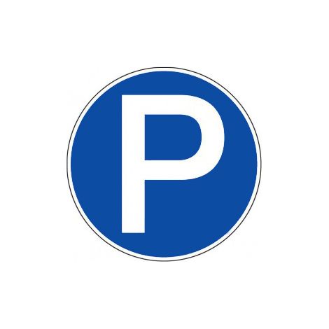 Panneau Parking P - Rigide Ø450mm - 4081038