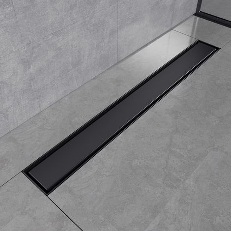 EMKE 304 Stainless Steel Floor Drain Tile Insert Shower Linear Wet Room Drain, 2 in 1 Shower Drain, 600mm (1/5)