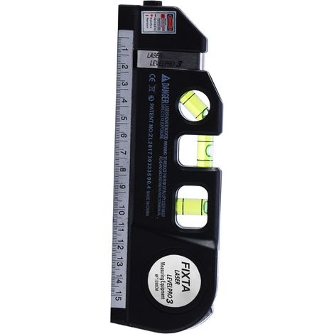 Niveau laser infrarouge multifonctionnel, instrument de mesure et de marquage infrarouge de haute précision, niveau à angle droit pour la décoration intérieure, traceur de lignes, fonctionne avec deux (1/4)