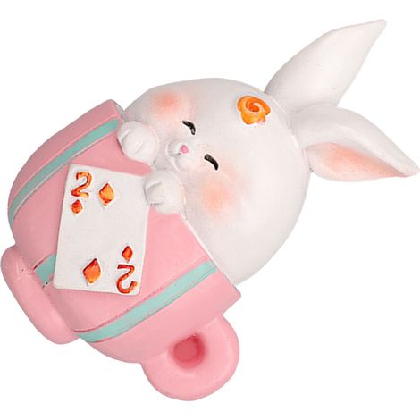 Magnéto lapin 3D motif animalier aimantation forte aimant animal aimant pour réfrigérateur résine 7x5 cm 1 pièce bureau armoire (1/4)