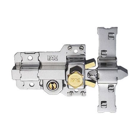 FAC 303-L Pêne dormant à cylindre droit en nickel 50 mm