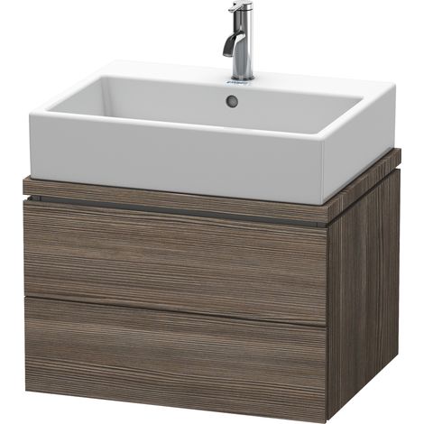 Duravit L-Cube Mueble para consola Ancho 620mm, profundidad 477mm, 2 cajones, color: Pino Terra Decor - LC580505151 (1/5)