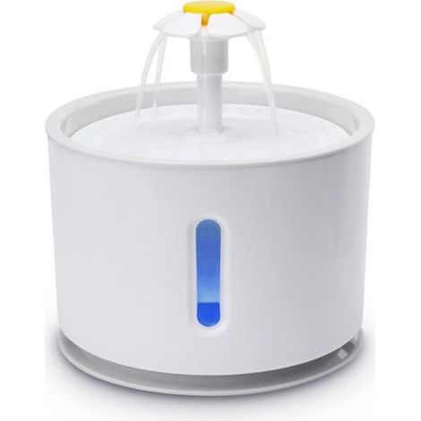 TEMPSA 2.4L Pet Fontaine D\'eau USB Potable Fontaine électrique pour Chiens et Chats Gris (1/4)