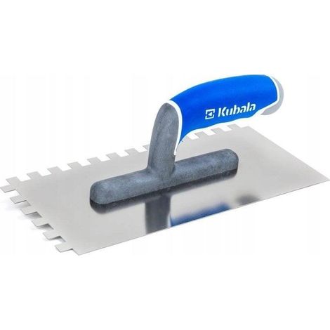 Truelle crantée lisse KUBALA 0274 XL 130x270 mm 10x10 (1/2)