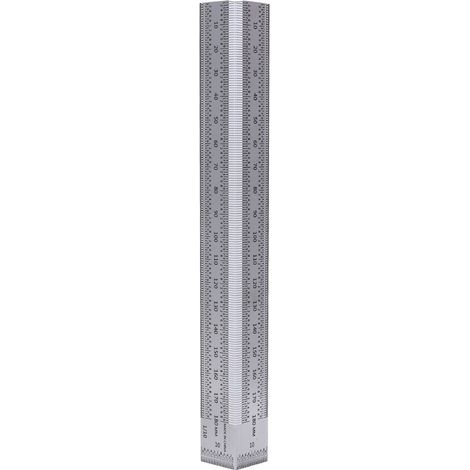 180 mm Edelstahl-Winkellineal für Holzbearbeitungsmarkierungen (1/5)