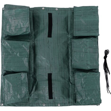 Pochette de Jardin Suspendue Double Face Respirante avec 6 Pochettes pour Clôture Balcon Décoration Maison (1/5)