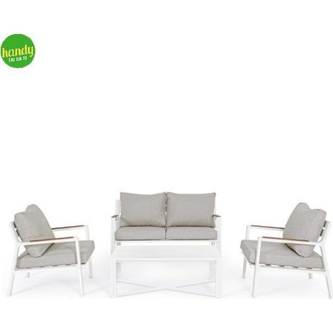 Set salotto Santorini Ambra Garden bianco (1/5)