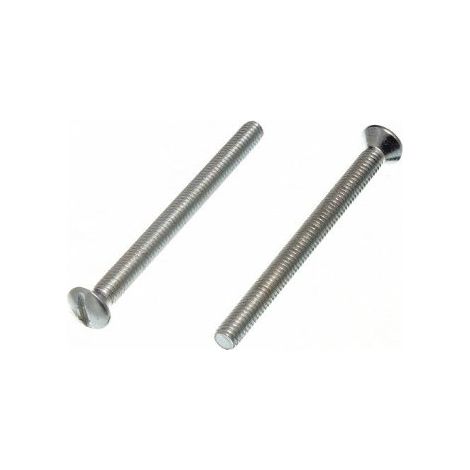 One Stop DIY BZP Lot de 8 vis électriques pour boîtiers de prise de courant 3,5 x 40 mm