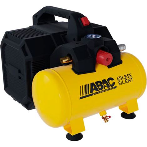 COMPRESSORE SILENZIATO 'START XT SIL 07' ABAC 6 lt (1/2)