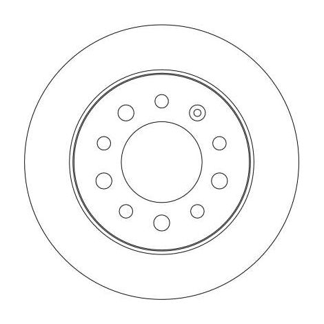 Lot de 2 Disques de frein TRW Automotive DF4282 HYUNDAI 58411-2C000