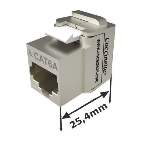 Jack coccinelle RJ45 CAT6A FTP 10 GIGA - AWG22-23 (71009)
