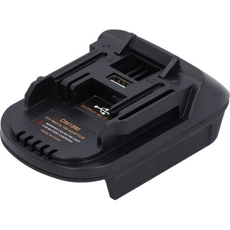 DM18M Akku-Adapter für Dockingstation, 18-V-Akku-Adapter, Ladegerät und Konverter, Akku-Konverter, Stromanschluss (1/5)
