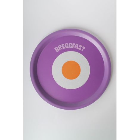 Vassoio D34,8cm Viola Arancione BREGGFAST
