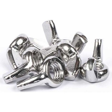 Sachet d'écrous à oreilles (papillons) inox A4 - Sachet d'écrous à oreilles (papillons) inox A4 (1/2)