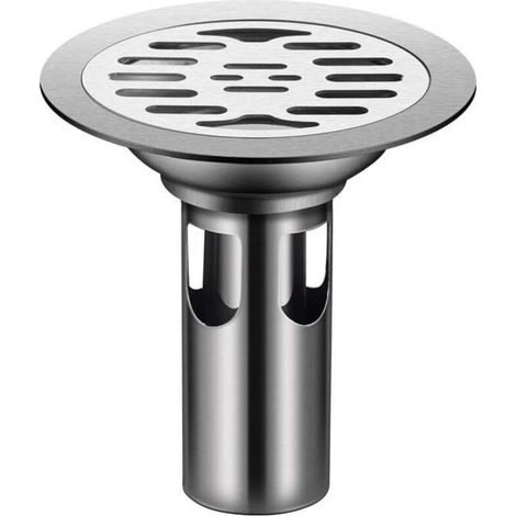 Round Sewer Drain Cover, Underground Pool Water Outlet, Shower Filter Cover, Kitchen Sink Connector, 9.8 x 10.5 cm (1/5)