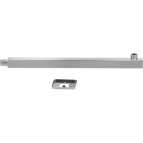 Jeffergarden NPT1/2 bras de douche mural brossé tige d'extension de douche en acier inoxydable dissimulé pour le bain 41 cm (1/5)