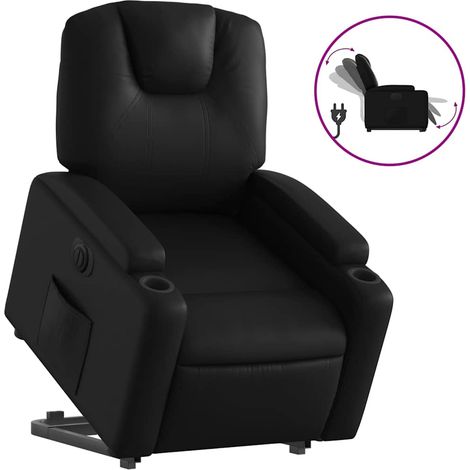 Maison Exclusive - Relaxsessel mit Aufstehhilfe Elektrisch Schwar