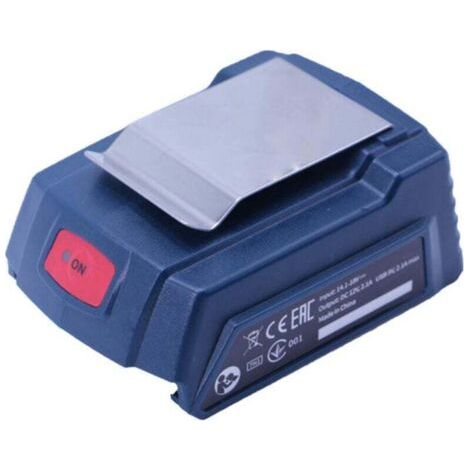 Pour adaptateur USB Bosch Gaa18-24 avec voyant lumineux pour 14.4-18v (1/3)