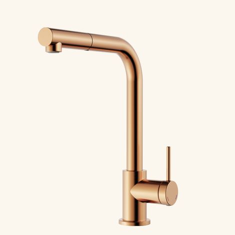 Robinet douchette inox PVD cuivre MAYA (1/5)