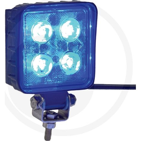 Proyector de trabajo led para barra pulverizadora 12-24 V montaje en soporte recto