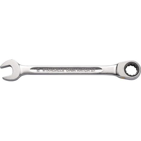Clé à cliquet mixte 17F SW 17mm L.229mm STAHLWILLE