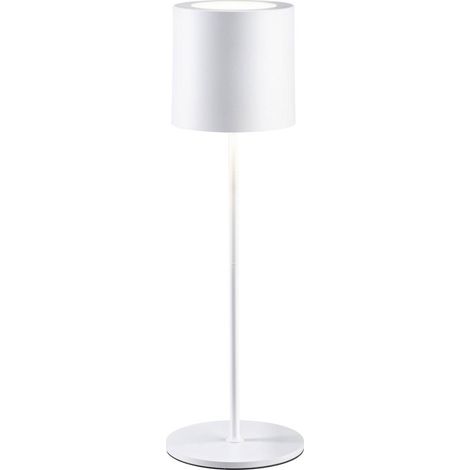 PAULMANN LAMPE À POSER EXTÉRIEUR LED TUNI IP44 DIMMABLE RECHARGEABLE USB HAUTEUR 35CM 2700K BLANC - 76999 (1/5)