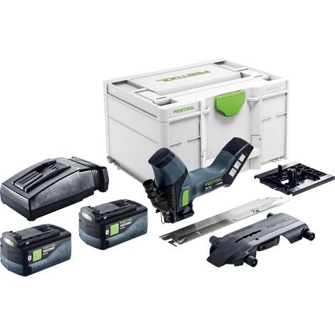 Festool ISC 240 EB-Basic Scie à métaux sans fil 18 V 240 mm + 2x batterie 5,0 Ah + chargeur + Systainer