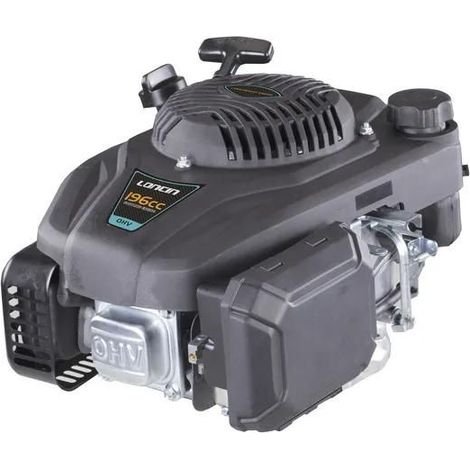 Loncin – Moteur tondeuse 196cc V200 – Puissance 5,36 cv – Démarreur manuel – Système OHV – Réservoir essence 0,9L – Pour tondeuses sans embrayage