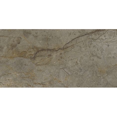 Carrelage sol / mur effet marbre beun et gris 60x120 cm - SCULTOREA River grey J650 (vendu par boite de 1,44m2) (1/3)