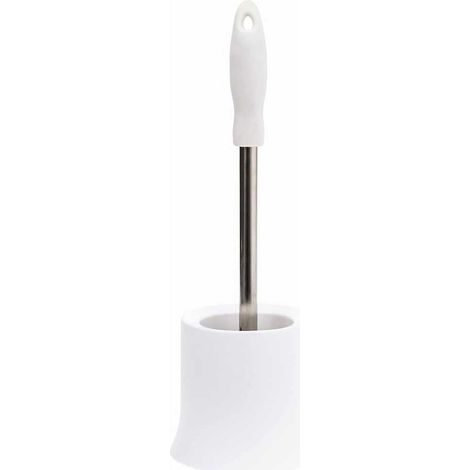 Portascopino Bagno con Spazzolone WC per Bagno in Plastica e Metallo 39cm