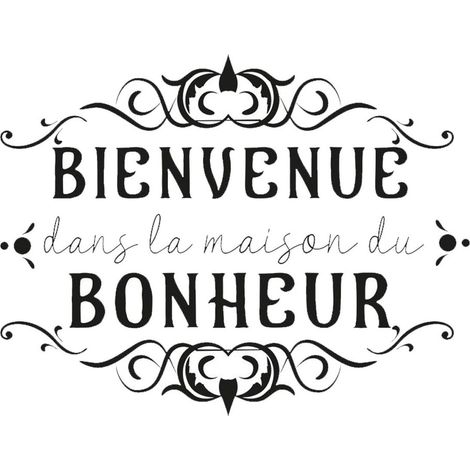 Autocollant Mural BIENVENUE (1/2)