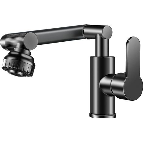 Robinet de kitchen à deux jets Praktisch für Badezimmer und Toiletten, aus rostfreiem, rostfreiem Nickelstahl. (1/5)