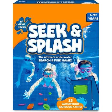 Jeux de piscine - Cherche et éclabousse, jeux d'eau, jouet de plongée pour enfants, divertissements et cadeaux d'été (1/5)