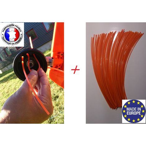 Jardiaffaires – Tête de débroussailleuse Rapide Pro – 50 brins de fil nylon haute résistance – Conçue pour terrains accidentés – Facile à recharger (1/3)