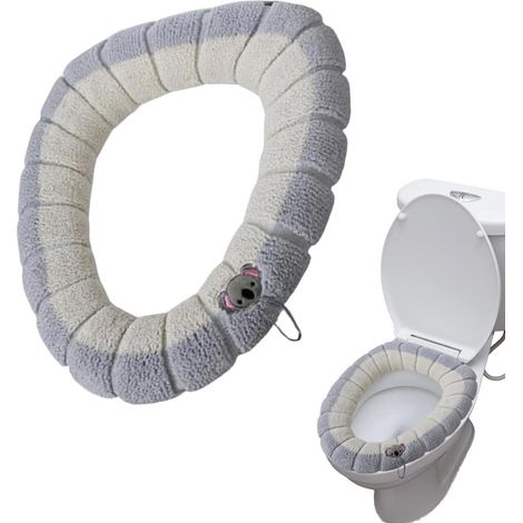 Housse de siège toilette accessoire salle bain plus épais , poignée levage , coussin doux et chauffa