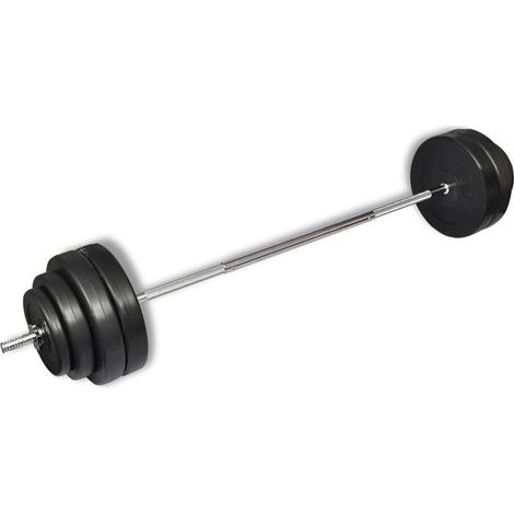 Langhantel mit Gewichten Set 60 kg