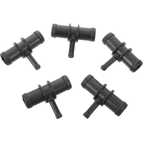 1 Ensemble Raccord de Tuyau de Chauffage de Voiture en Plastique 5 Durite de Refroidissement, Résistance aux Hautes Températures, Installation Facile (1/4)