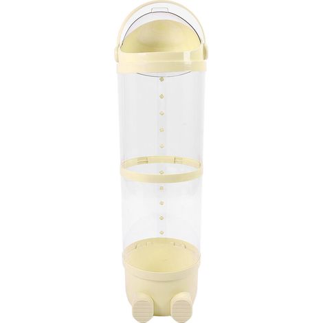 Tube de rangement transparent pour peluches, grande capacité, 97 cm / 38,2 pouces, jaune (1/5)