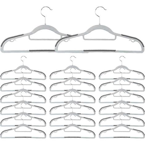 Non-Slip Plastic Clothes Rack, Seamless Durableclothes Rack-As Shown- (1/5)