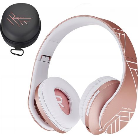 Casque sans fil Bluetooth/FM PowerLocus Kids RoseGold pour enfants (1/5)