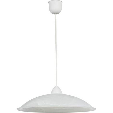 LAMPADA SOSP DUNA 40 1XE27 ALABASTRO BIANCO