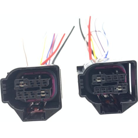 4K8973708 is a headlight assembly connector for Audi A6L, A4L, Q5, Q3, Q7 and C8. (1/5)