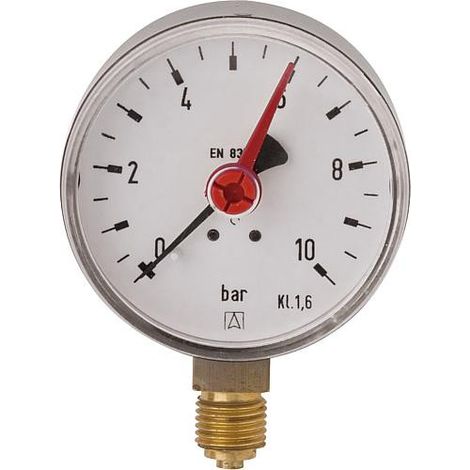 Manometre Solaire RF 63 D201 Solaire 63mm G 1/4 B radial 0/10 bar