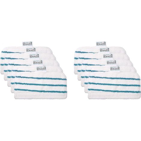 Waschbare Mikrofaser-Reinigungspads für Dampfmopps, kompatibel mit allen Black+Decker Dampfmopps (SM1600, SM1610, SM1620), 10er-Pack (1/5)