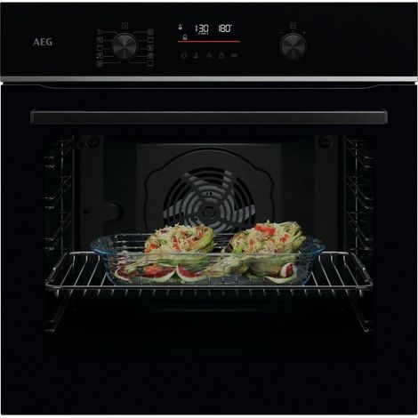 AEG Series 5000 OU5PB41WSB Four électrique noir 72L