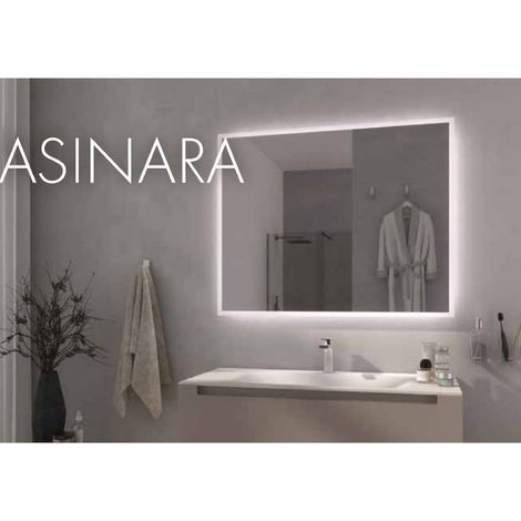 Koh-I-Noor Specchio Led L120 H60 4000 K luce naturale serie Asinara codice prod: L46027